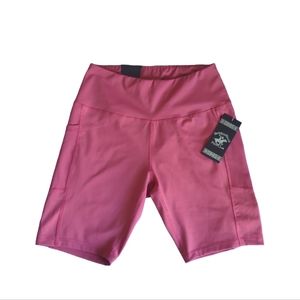 Beverly Hills Polo Club Pink Biker Shorts
